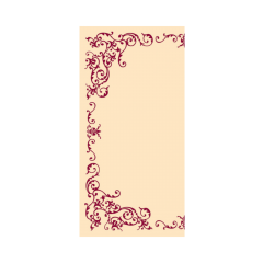 Linclass Mitteldecke, 80x80cm, 'Pomp' creme-bordeaux