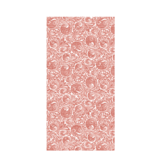 Linclass Mitteldecke, 80x80cm, 'Jordan' bordeaux