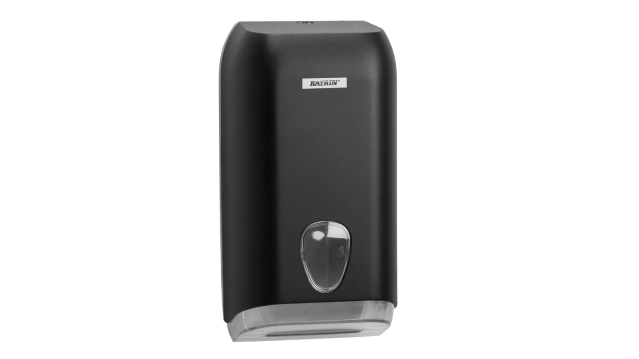 Katrin Toilettenpapierspender- Einzelblatt, 'Inclusive', schwarz