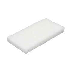 Handscheuerpad Super, 11,4x25,5cm, Scheuerst&auml;rke 20mm, wei&szlig;