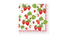 Zelltuch-Serviette,24x24cm,3-lagig, 1/4 Falz, 'Senga'