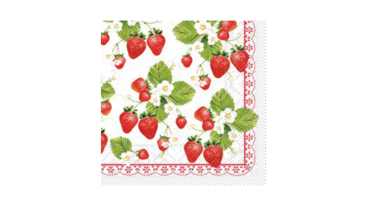 Zelltuch-Serviette,24x24cm,3-lagig, 1/4 Falz, 'Senga'