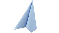 Airlaid-Serviette, 40x40cm, 1/4 Falz, hellblau