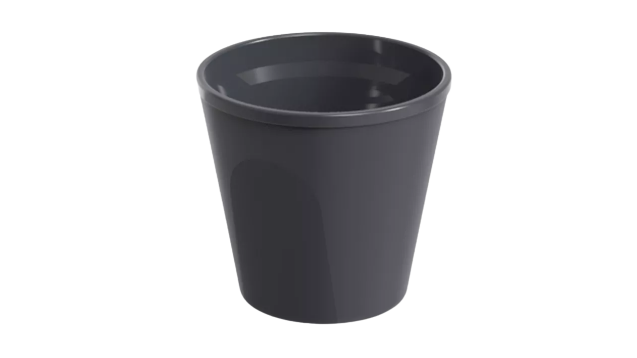 Mehrweg-To-Go-Becher Polypropylen, 200ml &Oslash;9x8,5cm, schiefergrau