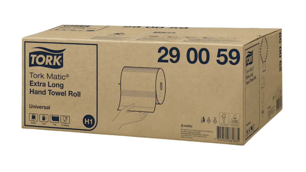 Tork Matic Universal, Rollenhandtuch, H1 hwei&szlig;, 1-lagig, 21cmx280m