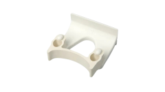 Halterung, Kunststoff, für Geräteleiste, Ø22-32mm, klein, weiß