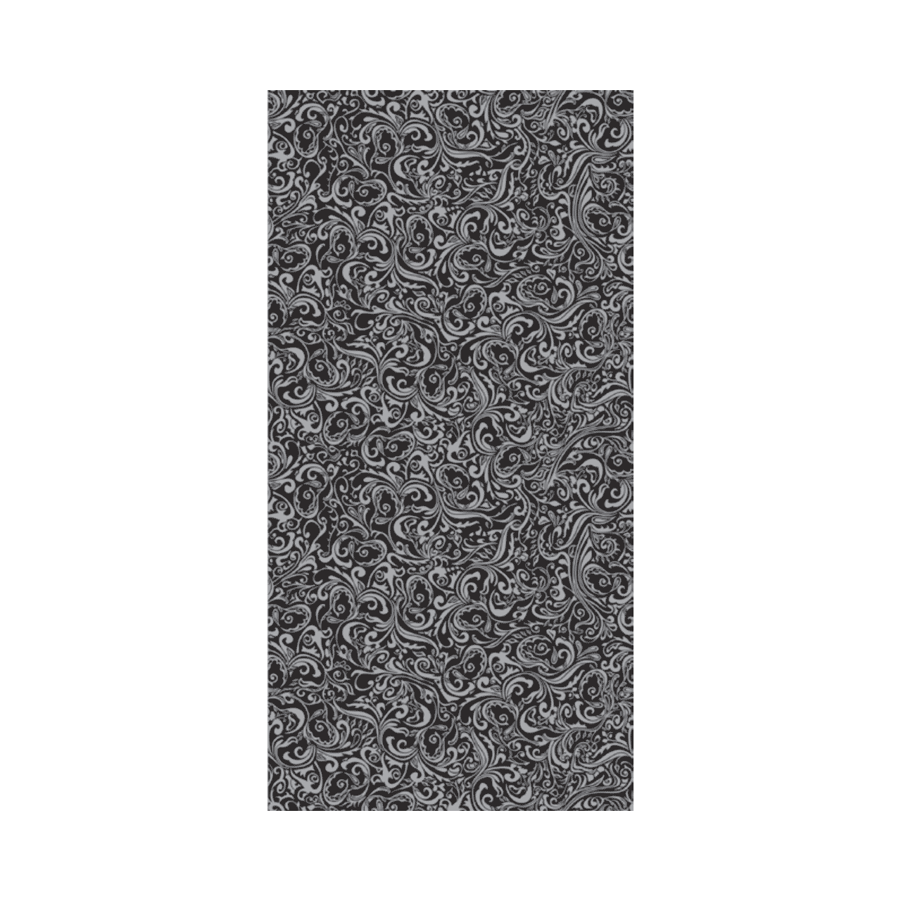 Linclass Mitteldecke, 80x80cm, 'Lias' schwarz-silber
