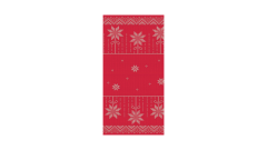 Linclass-Mitteldecke, 80x80cm, 'Mick' rot/bordeaux