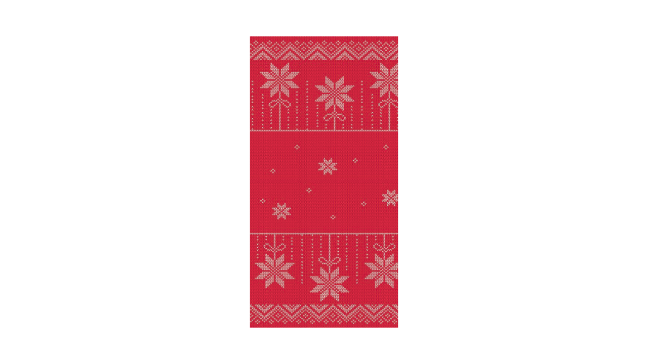 Linclass-Mitteldecke, 80x80cm, 'Mick' rot/bordeaux