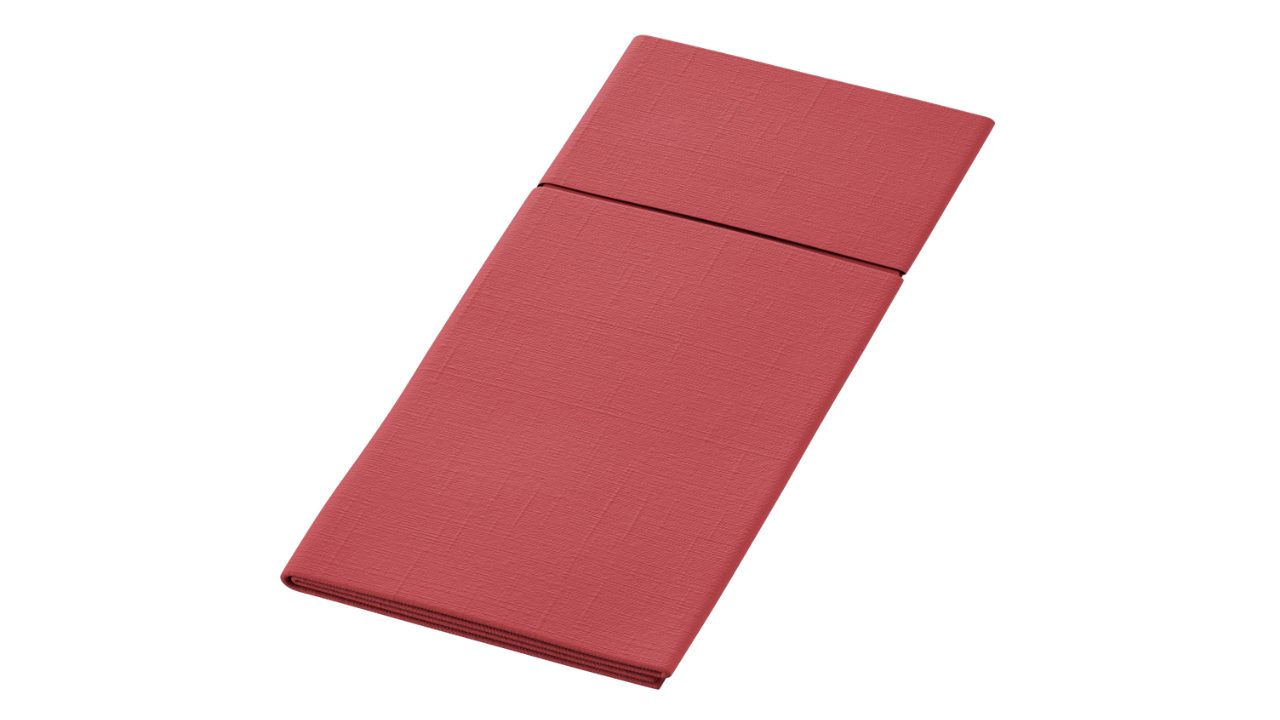 Duniletto-Bio-Bestecktasche Slim, 40x33cm, bordeaux