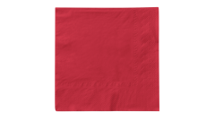 Mank-Zelltuch-Serviette, 33x33cm,3-la 1/4 Falz, rot