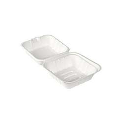 Duni-Meal Bagasse Box Shield, 2-geteilt 426x304x56mm, 600/300ml, braun