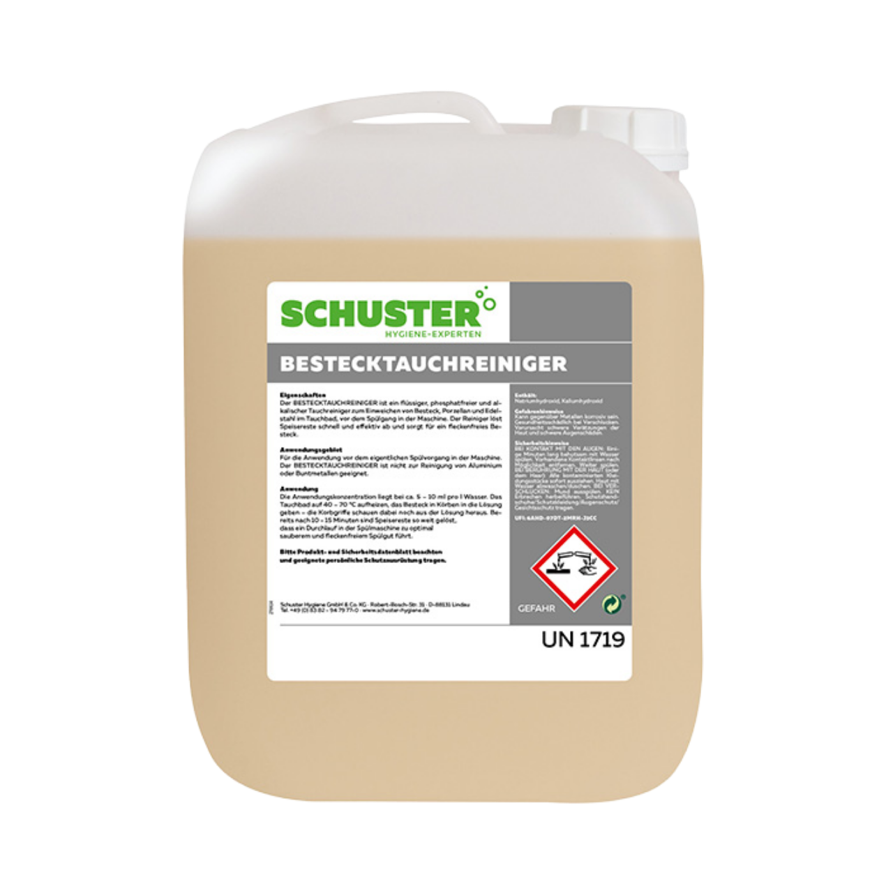 Bestecktauchreiniger, fl&uuml;ssig, 12 kg