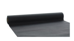 Linclass-Tischläufer, 0,40x24m, schwarz