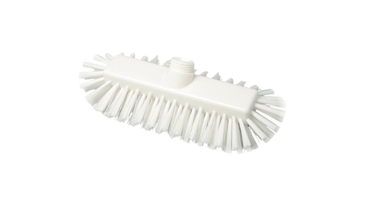 Hygiene Waschb&uuml;rste, HACCP, Rundum-Borsten, mittel, wei&szlig;