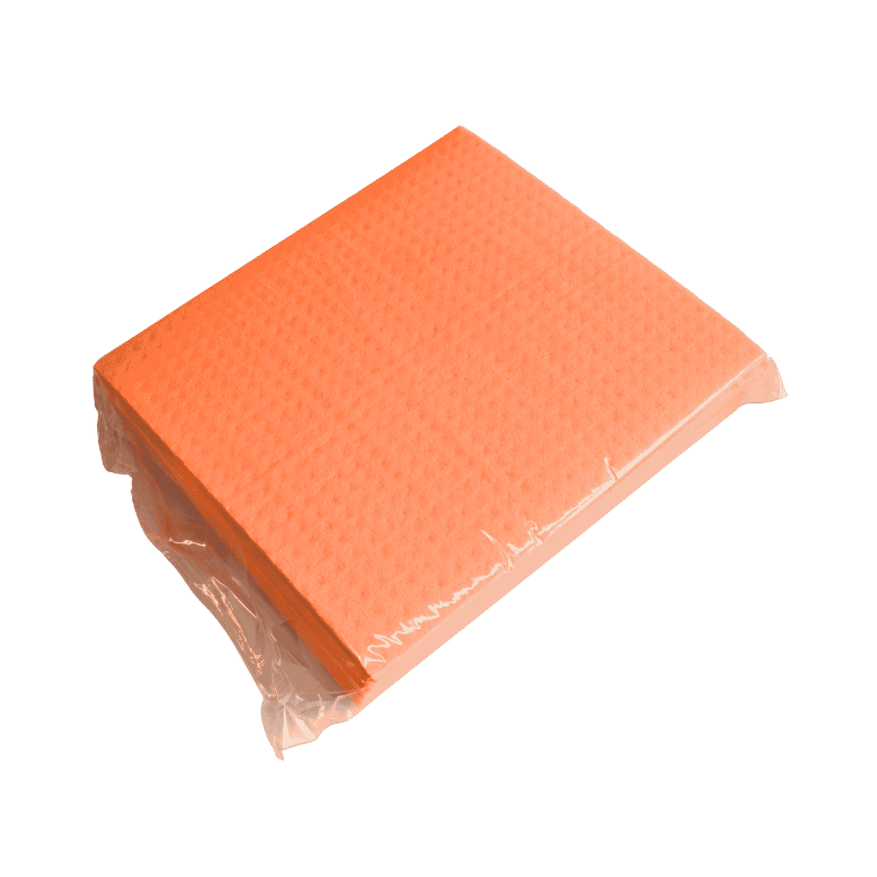 Schwammtuch,klein,18x20cm, vorgefeuchtet, rot/orange (10er)
