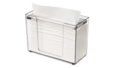 Katrin-Falthandtuch-'Tischspender' Kunststoff, 225x105x165mm, transp.