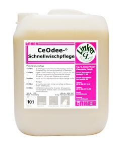 Wischpflegemittel CeOdee, flüssig, 10 Liter