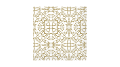 Zelltuch-Serviette, 40x40cm, 3-lagig, 1/4 Falz, 'Claudio' gold