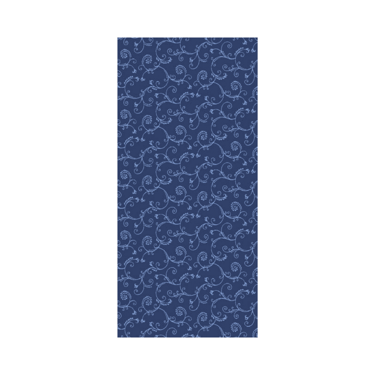 Linclass Mitteldecke, 80x80cm, Pearl Coating, 'Gala' blau