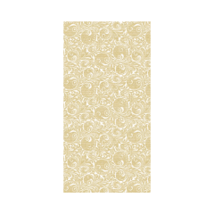 Linclass Mitteldecke, 80x80cm, 'Jordan', wei&szlig;/gold