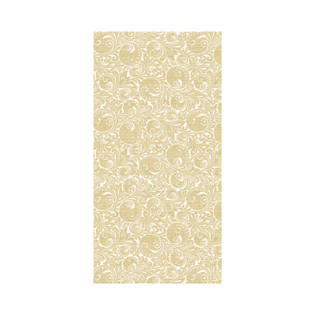 Linclass Mitteldecke, 80x80cm, 'Jordan', wei&szlig;/gold
