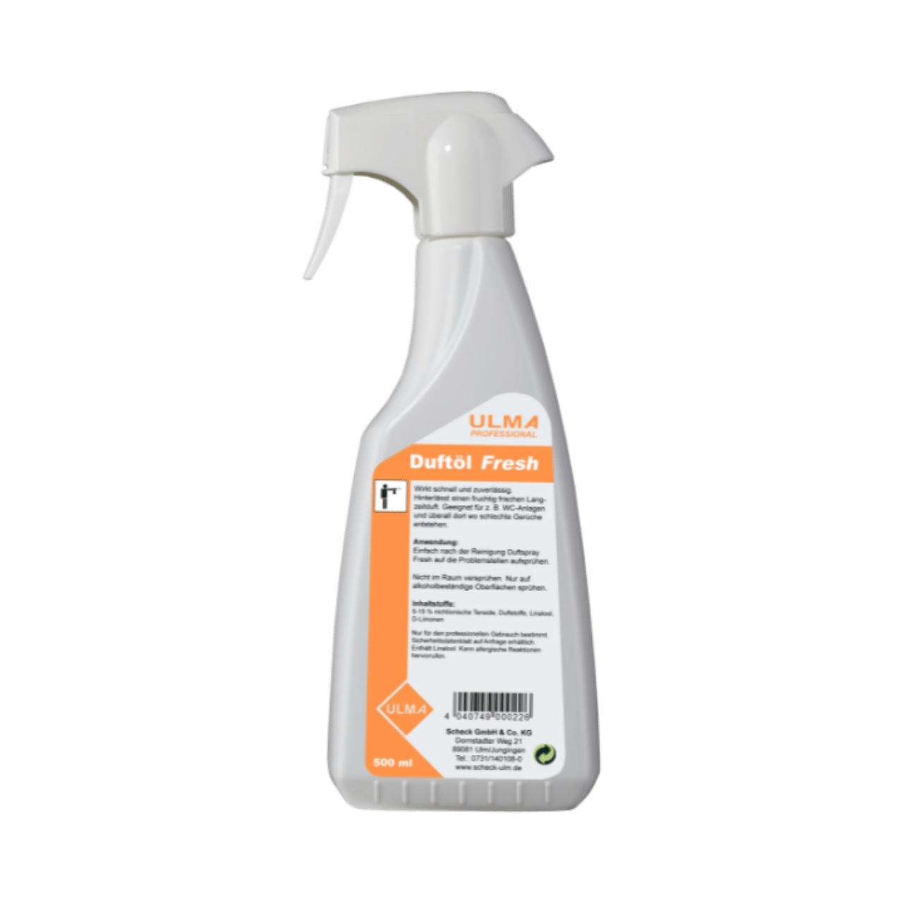 Raum- Duft- und Toiletten&ouml;l 'Fresh' Spr&uuml;hflasche, fl&uuml;ssig, 500ml