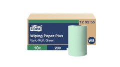 Tork Mehrzweck- Papierwicht&uuml;cher gr&uuml;n, 2-lagig, 200 Blatt/Rolle, W5