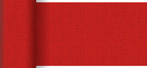 Dunicel-Tischläufer 0,15x20m, 'Linnea', rot