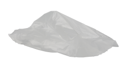 Perga-Flachbeutel, geblockt,250x350+30mm St&auml;rke 15&micro;, (T2), mit Griffloch, wei&szlig;