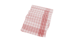 Geschirrtuch, Baumwolle, klassisches Muster, 50x70cm, rot (10er)