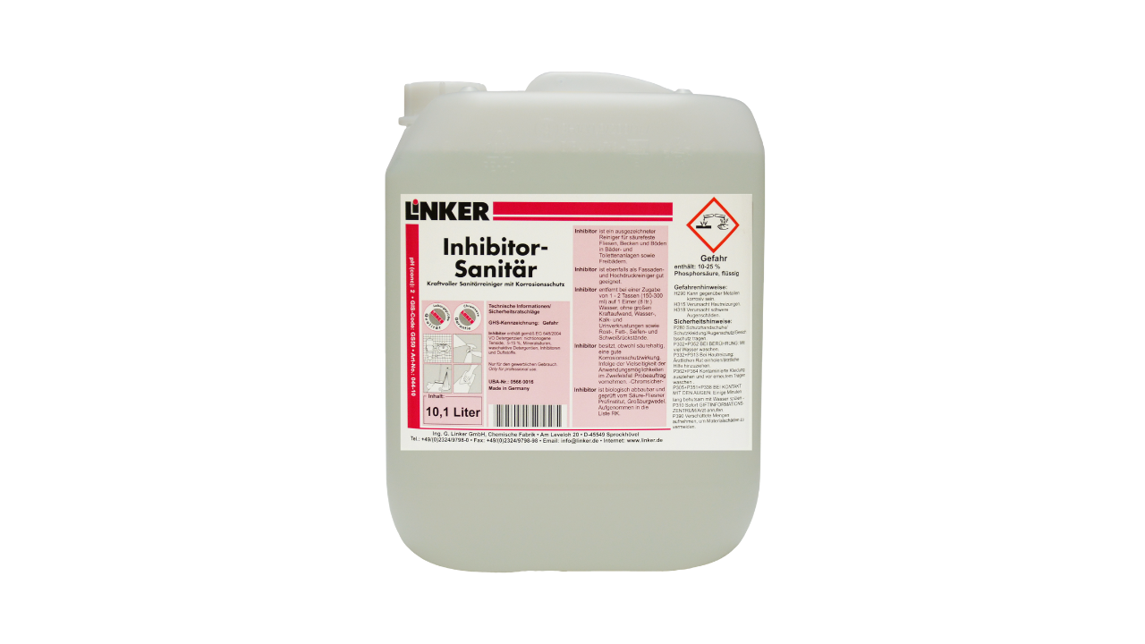 Sanit&auml;r Grundreiniger Inhibitor-Sanit&auml;r, fl&uuml;ssig, 10 Liter