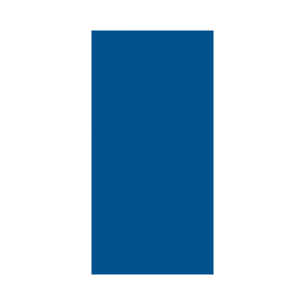 Linclass Mitteldecke, 80x80cm, royalblau