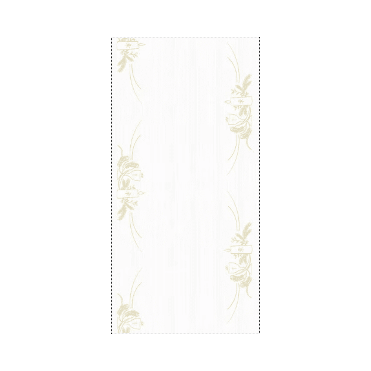 Linclass-Tischl&auml;ufer, 0,40x24m, 'Kommunion/Konformation' grau-gold
