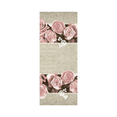 Linclass-Tischl&auml;ufer, 0,40x24m, 'Lovely Rose' rosa