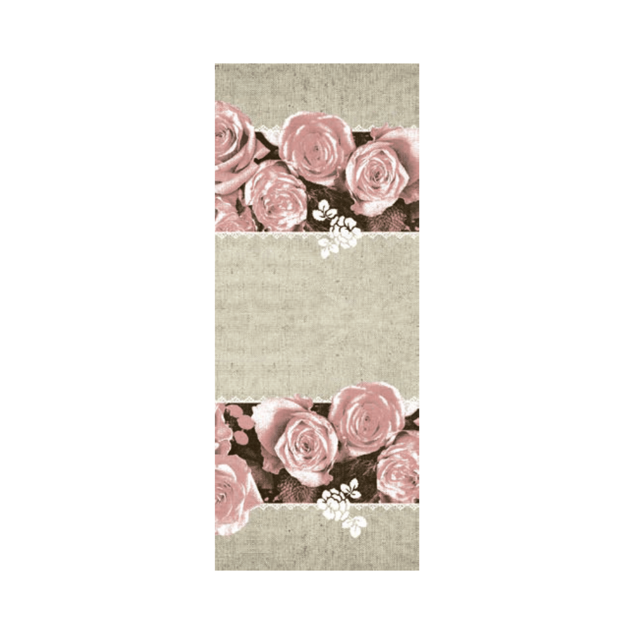 Linclass-Tischl&auml;ufer, 0,40x24m, 'Lovely Rose' rosa