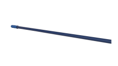 Glasfiberstiel,mit Griff blau,f Klapp- halter, Padhalter, 1400mm, &Oslash;23,5mm blau