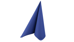 Airlaid-Serviette, 40x40cm, 1/4 Falz, royalblau