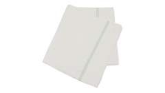 Bodentuch, gesäumt, 50x60cm, weiß (10er)