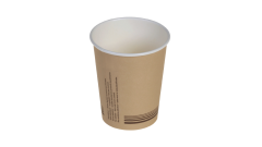 Naturesse Kaffeebecher Kraftpapier 200ml/8oz,'ohne Plastiklamination' braun