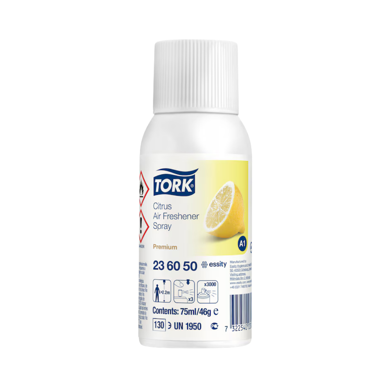 Tork Air Fresh Citrus, 75ml Patronen