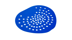 Urinalsieb, aus Vinyl, mit Duft