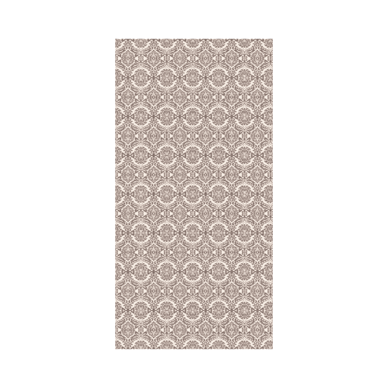 Linclass Mitteldecke, 80x80cm, 'Kiyan' braun
