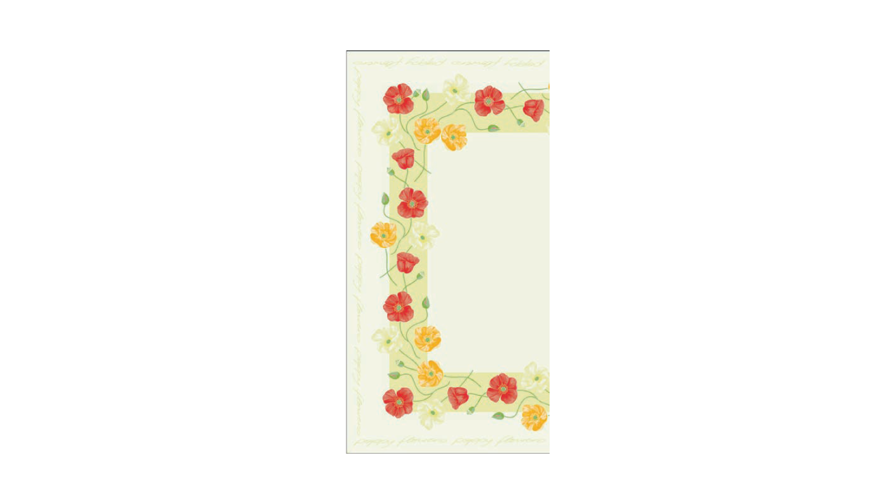 Linclass-Mitteldecke, 80x80cm, 'Josephine'