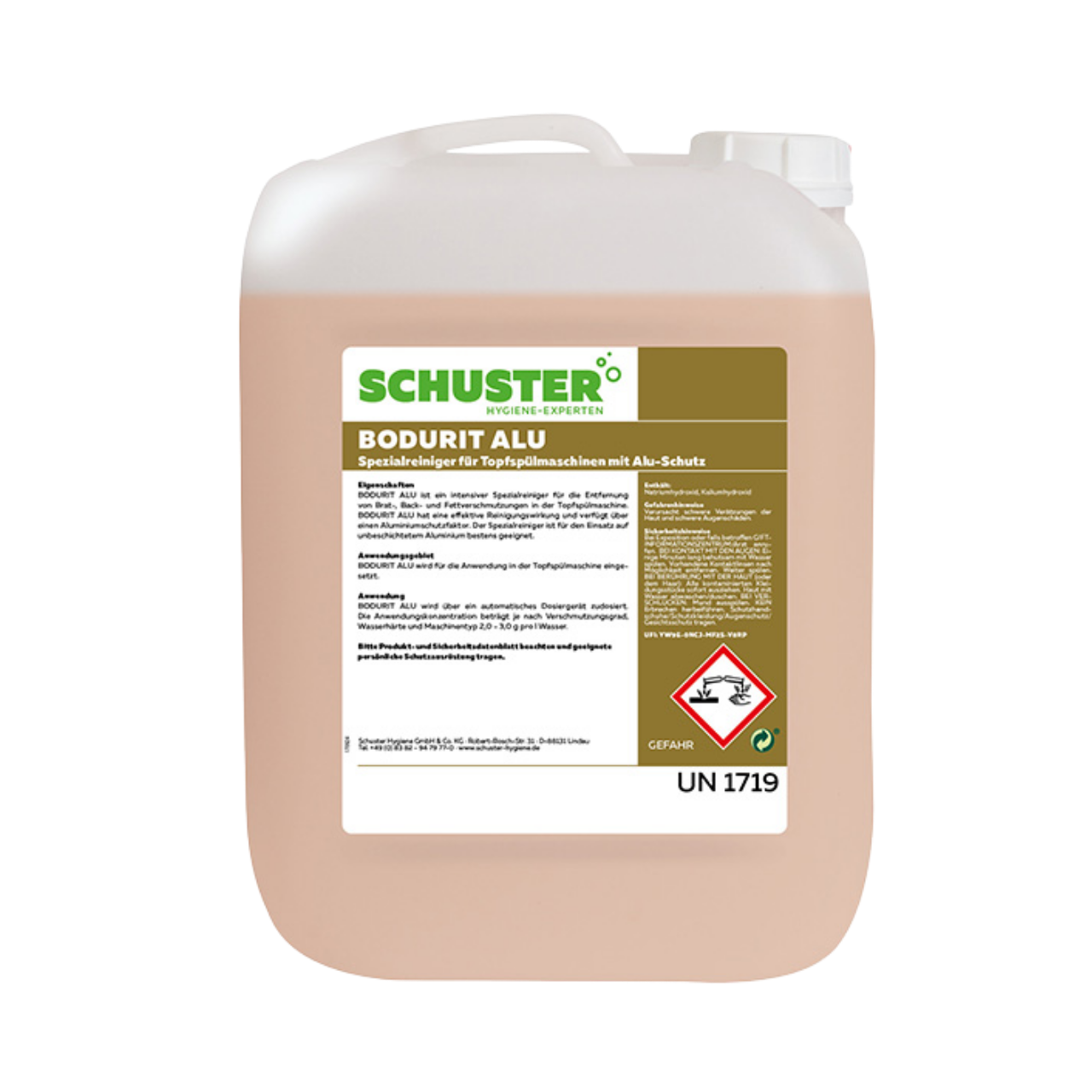 Geschirrsp&uuml;lmittel Bodurit Alu, fl&uuml;ssig, 25kg