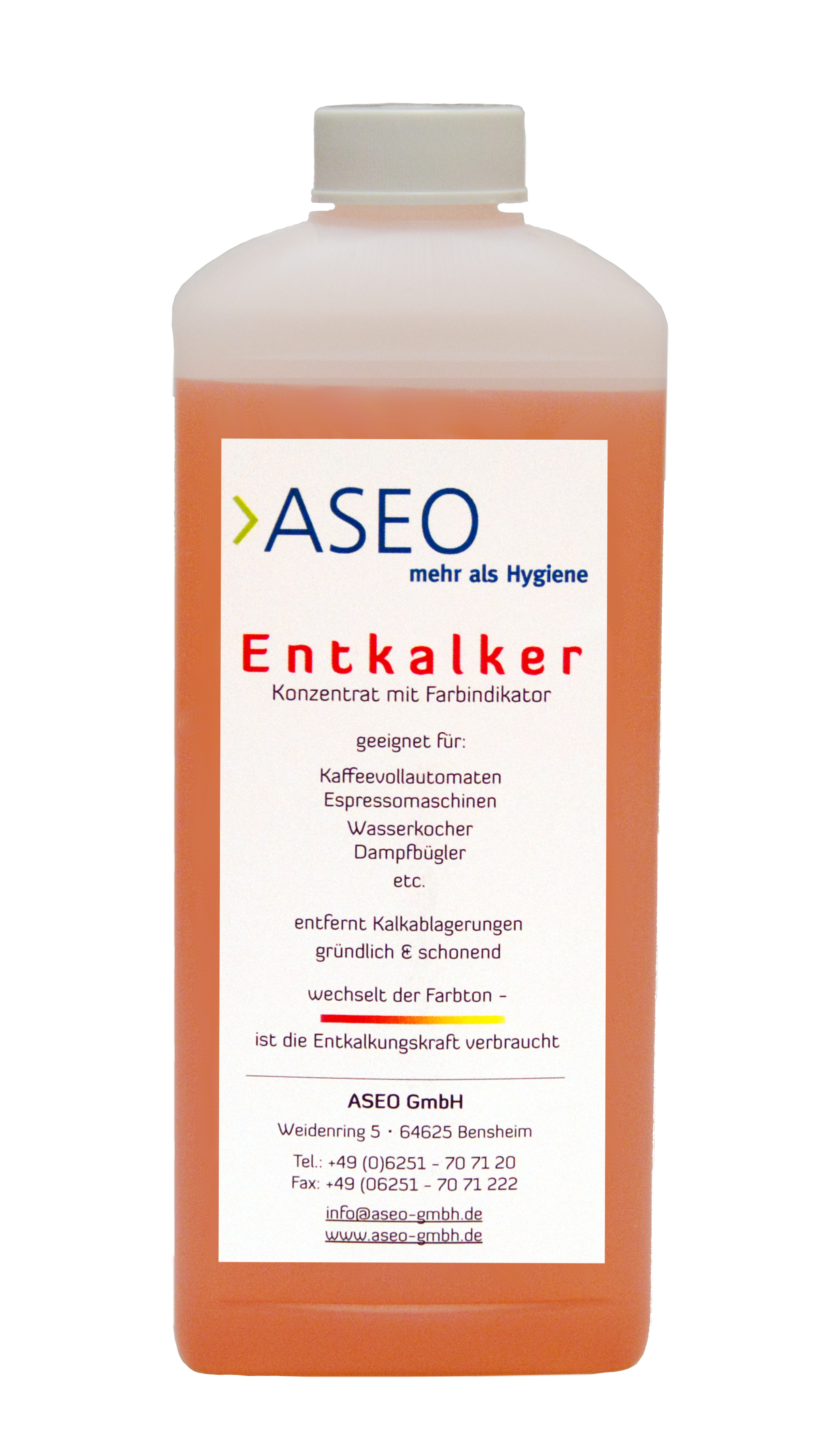 Kaffeemaschinen-Entkalker, flüssig, 1 Liter (Geräteentkalker)