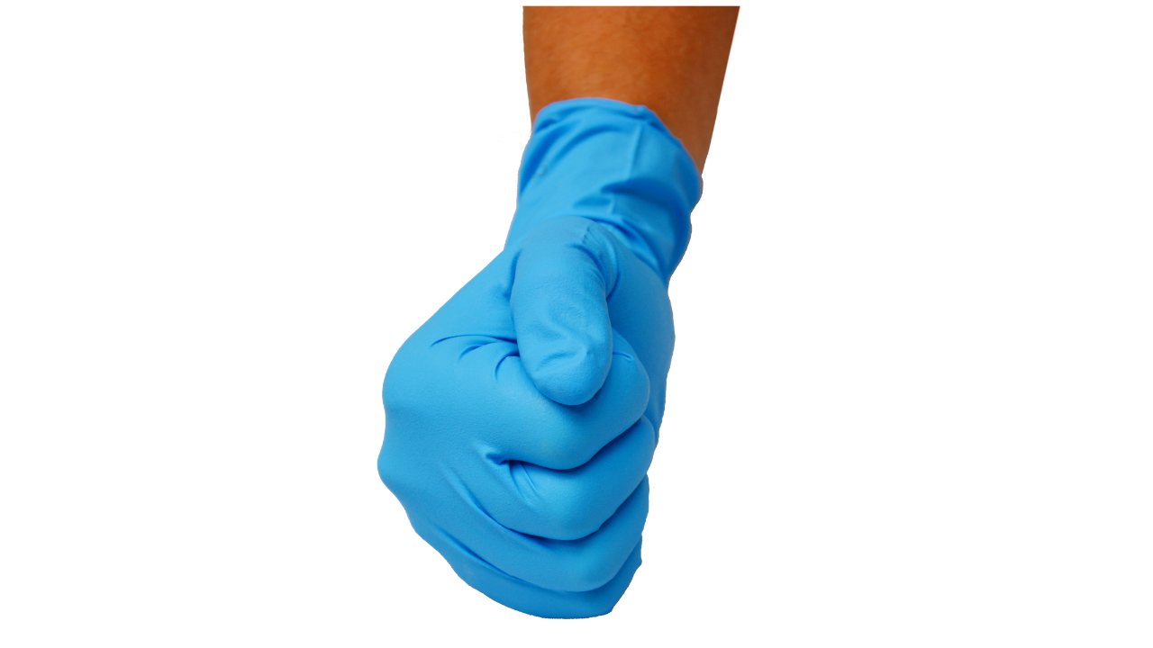 Nitril-Handschuhe,¨Med-Comfort Blue Ultra 400¨, Größe -XL-, blau