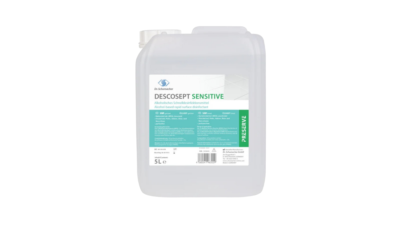 Schnelldesinfektion Descosept Sensitive, 5 Liter