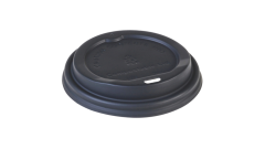 Deckel, f&uuml;r Kaffeebecher 200ml/8oz, PS, schwarz