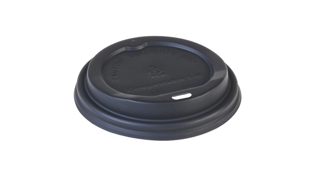 Deckel, f&uuml;r Kaffeebecher 200ml/8oz, PS, schwarz
